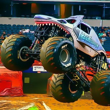 Monster Truck Racing Puzzle