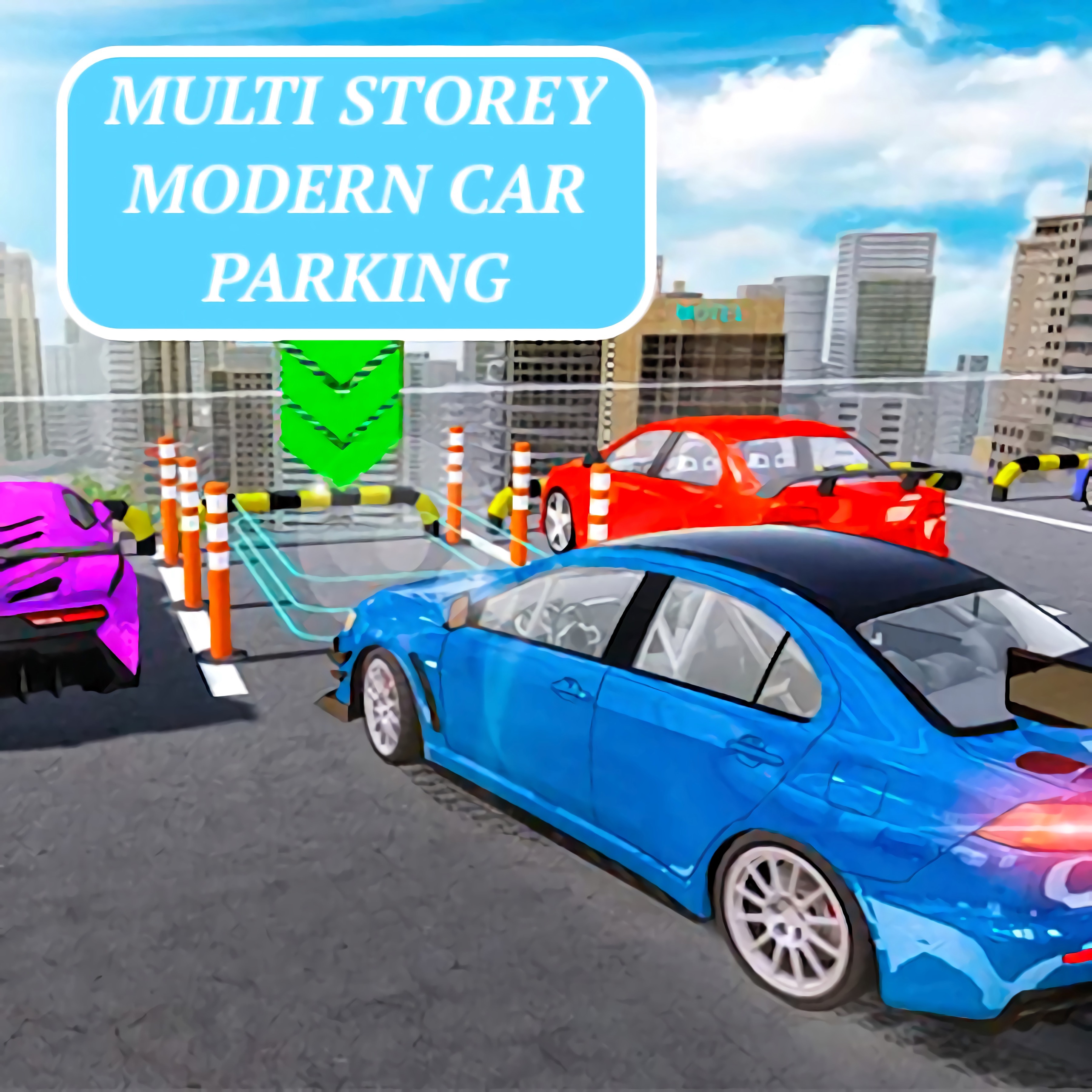 Multi Storey Modern Car Parking