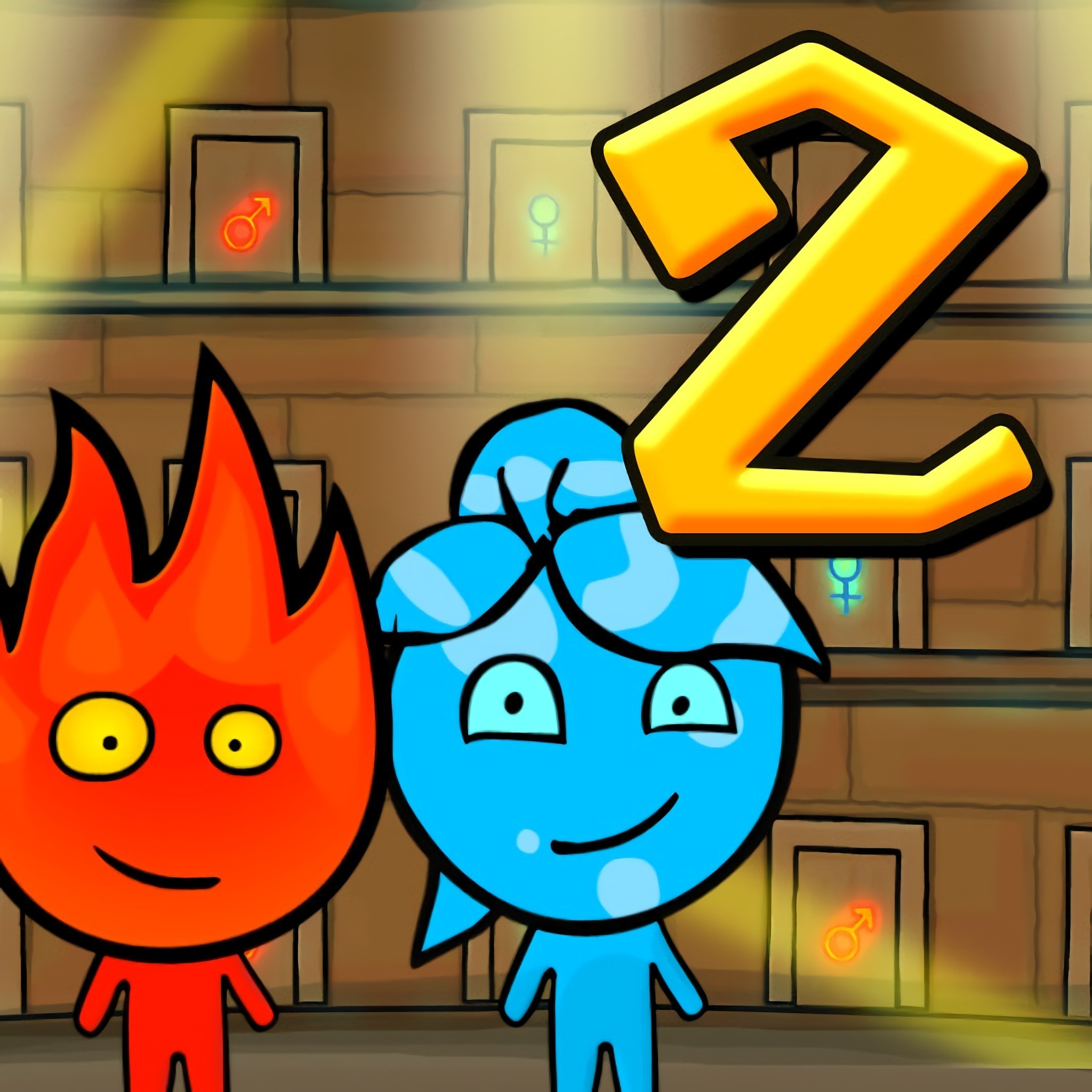 Fireboy and Watergirl 2 in the Light Temple - Click Jogos